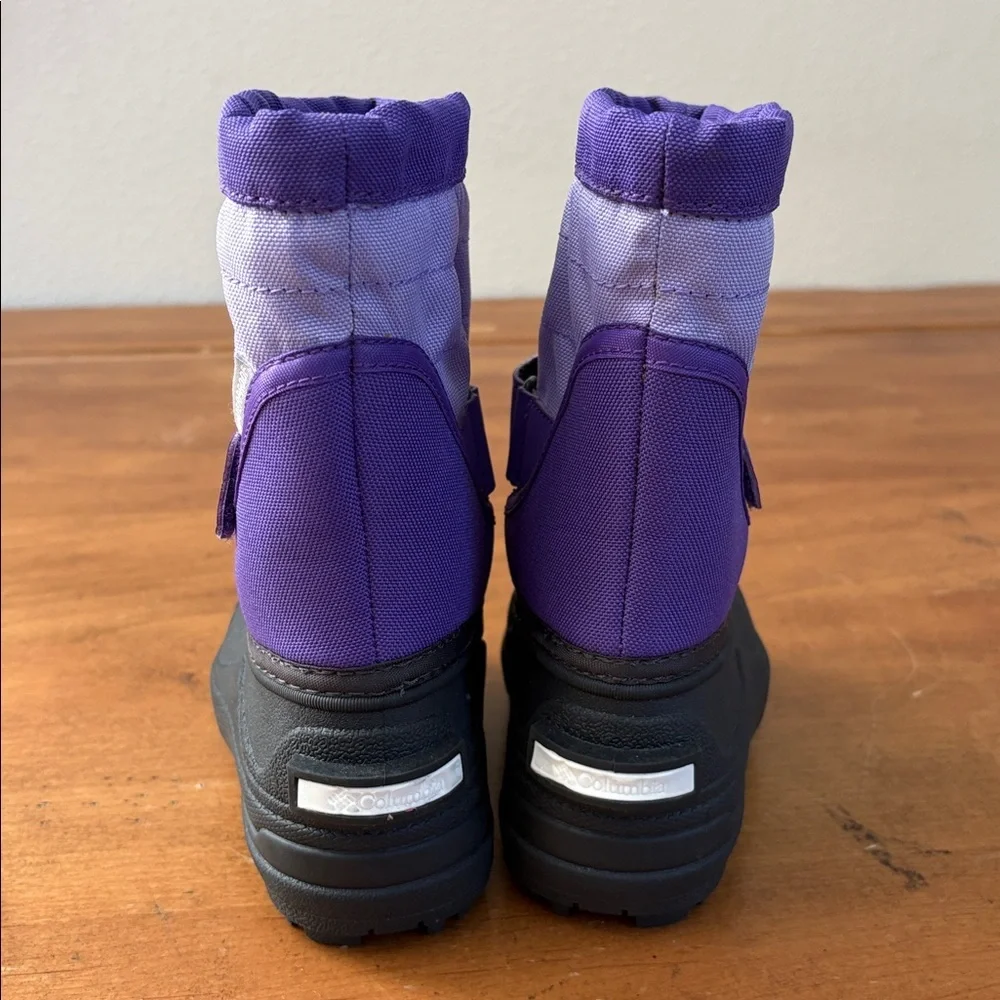 Columbia Kids' Purple and Black Snow Boots Size 5